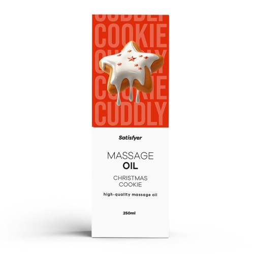 satisfyermassage oil christmas cookie